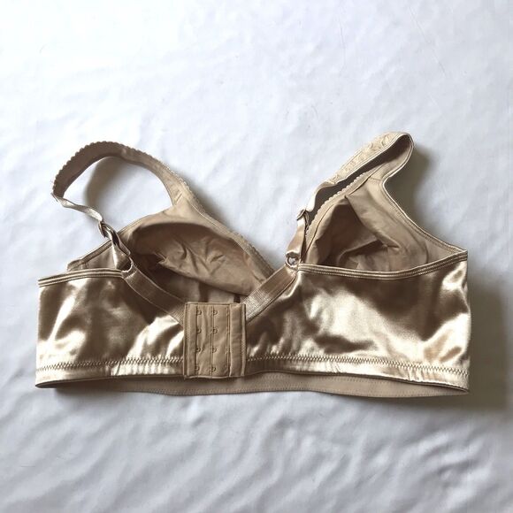 NEW Playtex 4745 18 Hour Wire Free Full Support Bra 44C Nude Beige Ultimate Lift - Picture 4 of 9